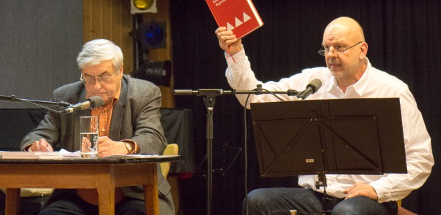 Gute Aussichten, eine optimistische Oberbürgermeisterin, Querschläger im Stadtrat und am Ende Mundart - das Stärke antrinken der Bayreuther Gemeinschaft